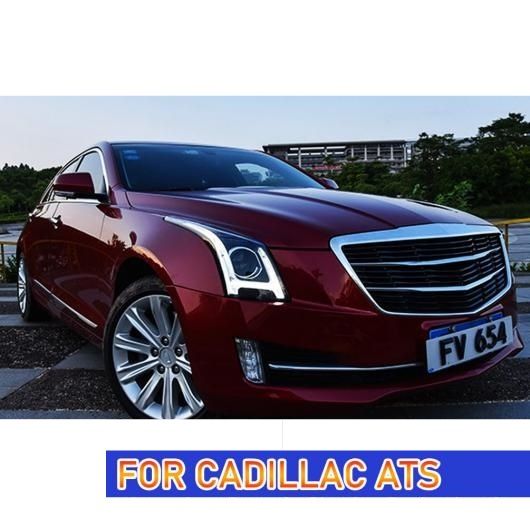 ヘッド ランプ 適用: キャデラック/CADILLAC ATS LED ヘッドライト 2014-2018 ヘッドライト ATS-L DRL ウインカー ハイ 6000K キセノン キット・6000K LED キット V1 AL-OO-8215 AL