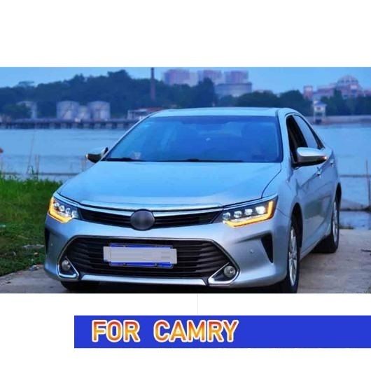 ヘッド ランプ 適用: トヨタ カムリ LED ヘッドライト 2015-2017 ヘッドライト カムリ DRL ウインカー ハイ ビーム エンジェル アイ プロジェクター レンズ LED ヘッドライト AL-OO-8227 AL_3