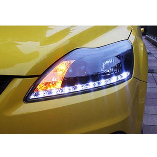 ヘッドライト アセンブリ 適用: フォード/FORD フォーカス 2009 2010 2011 左 右 LED DRL ランニング ライト イエロー チューニング シグナル ライト LED バルブ イン ロー ビーム AL-OO-8307 ALの通販は