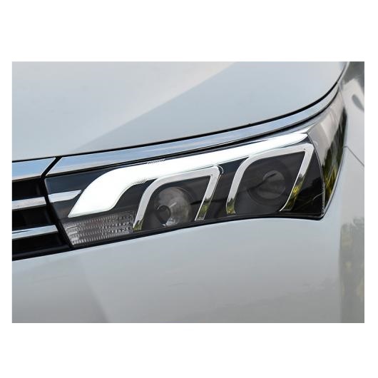 ヘッド ランプ 適用: トヨタ カローラ ヘッドライト 2014-2017 LED ヘッドライト バイキセノン LED DRL ヘッドライト アセンブリ ハロゲン ヘッドライト AL-OO-8336 AL