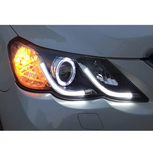 ヘッド ランプ 適用: トヨタ レイツ/マークX ヘッドライト 2010-2013 マーク X LED ヘッドライト バイキセノン ヘッド ランプ LED DRL ライト 4300K キセノン〜6000K キセノン AL-OO-8347 AL