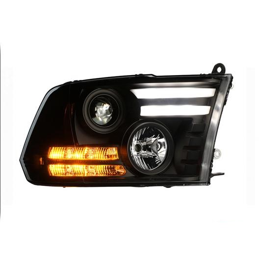 ヘッドライト 適用: ダッジ・ラム 1500 2009-2012 LED ヘッドライト ヘッド ランプ LED デイタイムランニングライト LED DRL HID 4300K ロー ビーム〜HID 8000K ロー ビーム AL-OO-8362 AL