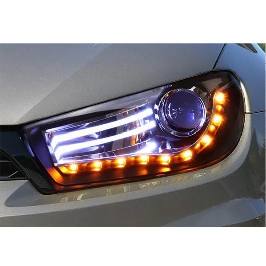 適用: フォルクスワーゲン/VOLKSWAGEN シロッコ LED ヘッドライト DRL レンズ ダブル ビーム H7 HID キセノン バイキセノン レンズ ロー ビームバルブなし AL-OO-8368 ALの通販は