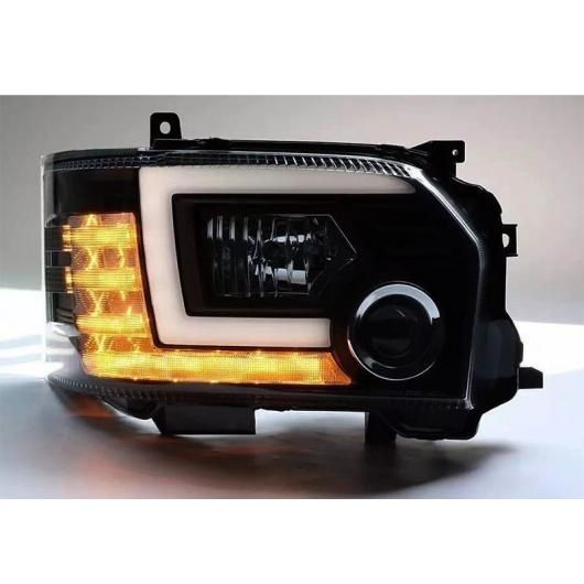 ヘッド ランプ 適用: トヨタ ハイエース ヘッドライト 2014-2019 ハイエース LED ヘッドライト DRL シグナル H7 D2H HID バイキセノン ビーム ロー ビームバルブなし AL-OO-8369 AL