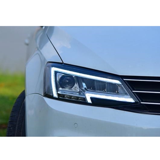 ヘッド ランプ 適用: VW ジェッタ MK6 LED ヘッドライト 2011-2018 ヘッドライト LED DRL ライト ハウス プロジェクター レンズ バイキセノン ビーム オール LED AL-OO-8385 AL
