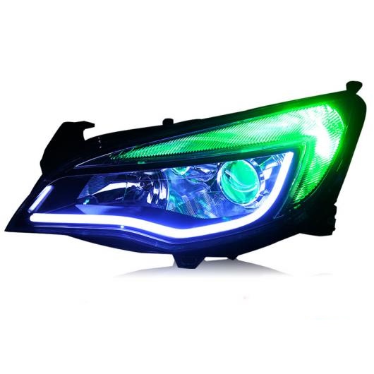 LED ヘッドライト 適用: ビュイック/BUICK エクセル LED ヘッドライト エクセル ヘッド ランプ エンジェル アイ LED フロント ライト バイキセノン レンズ キセノン H LED 6000K AL-OO-8389 ALの通販は