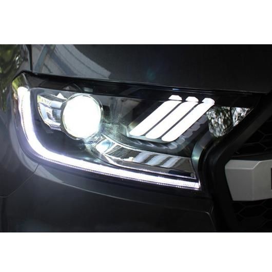 適用: フォード/FORD エベレスト レンジャー ヘッドライト 2016-2018 ダイナミック ウインカー LED ヘッドライト DRL HID バイキセノン ロー ビームバルブなし AL-OO-8411 AL