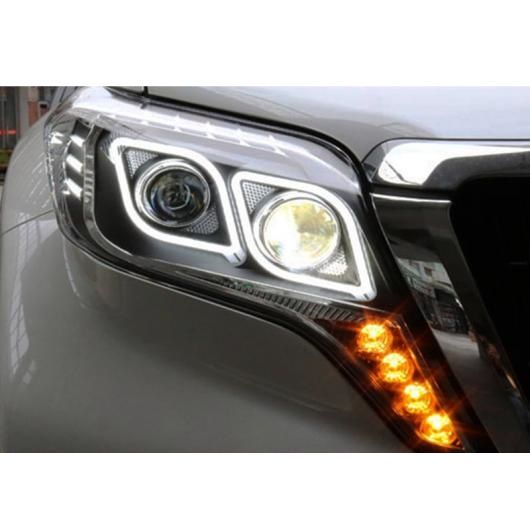 適用: トヨタ 2015-2017 プラド LED ヘッドライト LED DRL HID ヘッド ランプ エンジェル アイ バイキセノン ダブル ビーム ヘッドライト アクセサリー ロー ビームバルブなし AL-OO-8442 ALの通販は