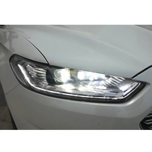適用: フォード/FORD フュージョン ヘッドライト 2013-2017 モンデオ LED ヘッド ランプ H7 D2H HID ダイナミック シグナル バイキセノン LED ビーム アクセサリー ロー ビームバルブなし AL-OO-8447 AL_3