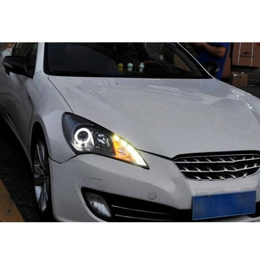 ヘッド ランプ 適用: ヒュンダイ/現代/HYUNDAI ジェネシス クーペ ヘッドライト ロヘンス LED ヘッドライト H7 D2H HID オプション エンジェル アイ バイキセノン ビーム 6000K LED AL-OO-8449 ALの通販は