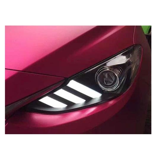 ヘッド ランプ ケース 適用: MAZDA3 アクセラ ヘッドライト MAZDA3 2014-2016 LED ヘッドライト DRL レンズ ダブル ビーム バイキセノン HID ロー ビームバルブなし AL-OO-8481 AL