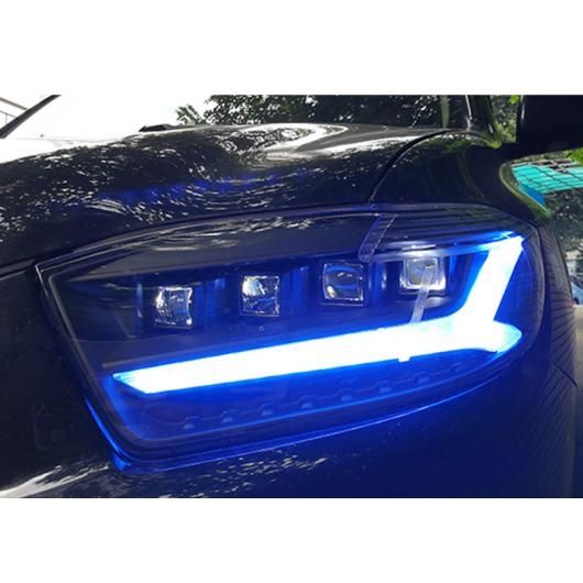 ヘッド ランプ 適用: トヨタ ハイランダー 2009-2011 ヘッドライト オール LED ヘッドライト LED DRL ダイナミック シグナル エンジェル アイ アクセサリー オール LED オール LED AL-OO-8483 AL_2