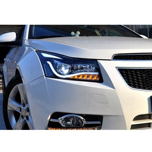 ヘッド ランプ 適用: シボレー/CHEVROLET クルーズ ヘッドライト 2009-2015 LED ヘッドライト DRL Q5 バイキセノン レンズ ハイ ロー ビーム パーキング 4300K〜6000K AL-OO-8496 AL