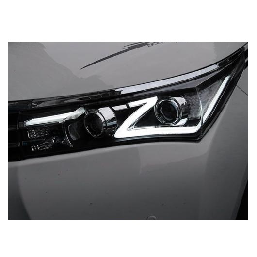 ヘッド ランプ 適用: トヨタ カローラ ヘッドライト 2014-2017 LED ヘッドライト バイキセノン LED DRL ヘッドライト アセンブリ ハロゲン ヘッドライト AL-OO-8516 AL_3