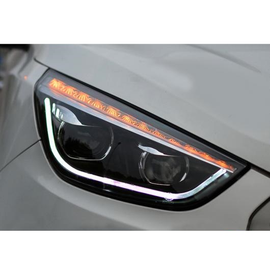 ヘッド ランプ 適用: ヒュンダイ/現代/HYUNDAI IX35 ヘッドライト 2010-2016 ツーソン LED ヘッドライト DRL HID バイキセノン LED バルブ イン ロー ビーム AL-OO-8523 ALの通販は