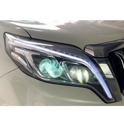 適用: トヨタ プラド ヘッドライト 2018 HID ヘッドランプ LED DRL バイキセノン レンズ ロー 構成 4300K〜8000K 35W・55W AL-HH-1268 AL トヨタ ランドクルーザープラド ヘッドライト磨き ヘッドライト