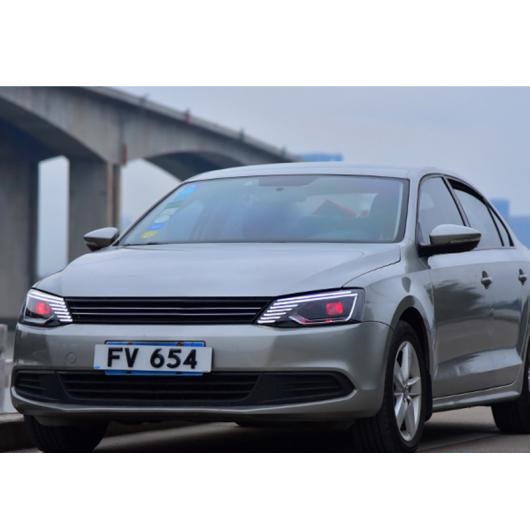 適用: VW ジェッタ ヘッドライト 2011-2018 ジェッタ MK6 LED ヘッドライト ダイナミック シグナル LED DRL HID バイキセノン オール LED AL-OO-8533 AL_1