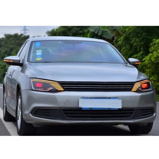 適用: VW ジェッタ ヘッドライト 2011-2018 ジェッタ MK6 LED ヘッドライト ダイナミック シグナル LED DRL HID バイキセノン オール LED AL-OO-8533 AL_2