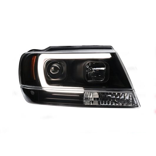 ヘッド ランプ ケース 適用: ジープ/JEEP グランド チェロキー/CHEROKEE LED ヘッドライト 1999-2004 LED ヘッドライト H7 D2H HID エンジェル アイ バイキセノン BE LED 6000K AL-OO-8538 ALの通販は
