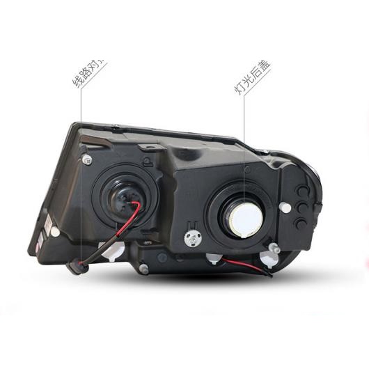 ヘッド ランプ ケース 適用: ジープ/JEEP グランド チェロキー/CHEROKEE LED ヘッドライト 1999-2004 LED ヘッドライト H7 D2H HID エンジェル アイ バイキセノン BE バルブなし AL-OO-8538 AL_1
