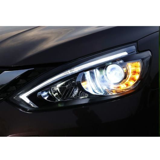 適用: 日産 シルフ ヘッドライト 2016-2018 シルフ ヘッド ランプ LED ヘッドライト DRL ヘッドランプ H7 D2H HID バイキセノン レンズ 6000K LED AL-OO-8544 ALの通販は
