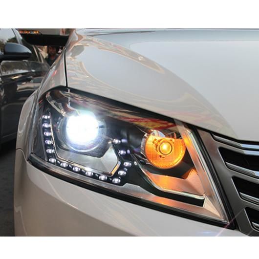 適用: VW パサート B7 ヘッドライト 2012-2016 マゴタン LED ヘッドライト DRL HID ヘッド ランプ エンジェル アイ バイキセノン ビーム アクセサリー 4300K〜8000K AL-OO-8615 AL