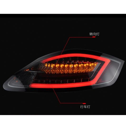 テール ライト 適用: ポルシェ/PORSCHE ケイマン 987 2004-2008 テールライト LED テール ランプ リア トランク ランプ カバー DRL+シグナル+ブレーキ+リバース AL-OO-8632 AL