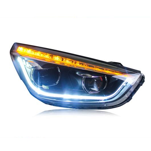 ヘッドライト ヘッド ランプ バイキセノン プロジェクター 適用: ヒュンダイ/現代/HYUNDAI IX35 LED ヘッドライト ツーソン 2011-2015 LED ライト 4300K〜8000K AL-OO-8666 ALの通販は