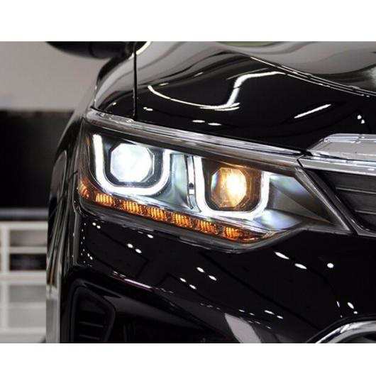 適用: トヨタ カムリ ヘッドライト 2015-2017 カムリ V55 LED ヘッドライト LED DRL レンズ ダブル ビーム H7 HID キセノン 4300K〜8000K AL-OO-8718 ALの通販は