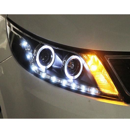 ヘッド ランプ ケース 適用: 起亜 リオ ヘッドライト 2011-2014 LED K2 ヘッドライト デイタイムランニングライト バイキセノン レンズ キセノン ロー ビーム 4300K〜8000K AL-OO-8747 AL