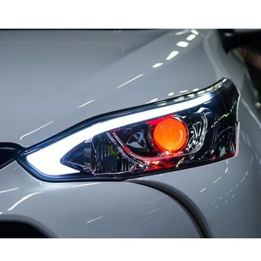ヘッドライト 適用: トヨタ ヤリス ヴィッツ L 2016-2018 ヘッドライト LED DRL ランニング ライト バイキセノン ビーム フォグ ライト エンジェルアイ 4300K〜8000K AL-OO-8750 AL