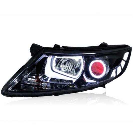 適用: 起亜 K5 リオ ヘッドライト 2011-2014 K5 LED ヘッドライト LED DRL バイキセノン レンズ ハイ ロー ビーム パーキング 4300K〜8000K AL-OO-8760 AL