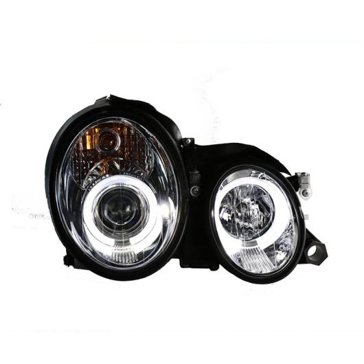 LED ヘッド ランプ 適用: メルセデス・ベンツ GLK W208 C63 C200 C230 C280 C300 1997-2003 LED ヘッド ライト エンジェルアイ 4300K〜8000K AL-OO-8789 AL