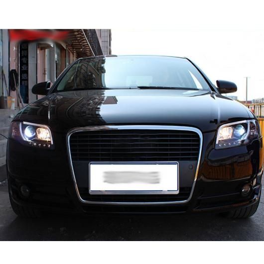 適用: アウディ/AUDI A4 B7 ヘッドライト 2005-2008 A4 B7 LED ヘッドライト DRL レンズ ダブル ビーム H7 HID キセノン バイキセノン レンズ 4300K AL-OO-8795 AL_1
