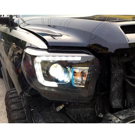 スタイル 適用: トヨタ タンドラ ヘッドライト セコイア 2014-2019 ヘッド ランプ DRL フロント バイキセノン レンズ ダブル ビーム HID キット 4300K〜8000K AL-OO-8809 ALの通販は 320,531円