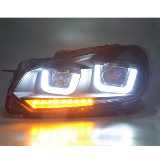 適用: VW ゴルフ 6 ヘッドライト 2009-2012 ダイナミック シグナル GOLF6 LED DRL HID ヘッド ランプ エンジェル アイ バイキセノン ビーム アクセサリー 4300K〜8000K AL-OO-8873 ALの通販は 230,784円