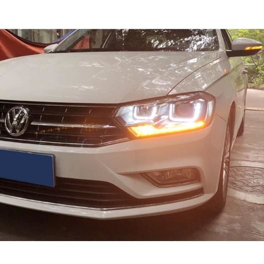 適用: VW ボーラ ヘッドライト 2016 ボーラ ヘッド ランプ LED DRL フロント バイキセノン レンズ ダブル ビーム HID キット 4300K〜8000K AL-OO-8917 AL