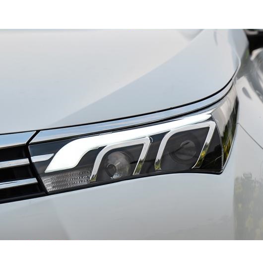ヘッド ランプ 適用: トヨタ カローラ ヘッドライト 2014-2017 LED ヘッドライト バイキセノン LED DRL ヘッドライト アセンブリ ハロゲン ヘッドライト AL-OO-8922 AL