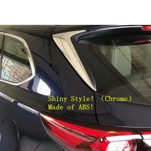 クローム リア ウインドウ スポイラー サイド ウイング トライアングル カバー トリム 適用: マツダ CX-9 CX9 2017-2020 エクステリア キット AL-OO-8959 ALの通販は