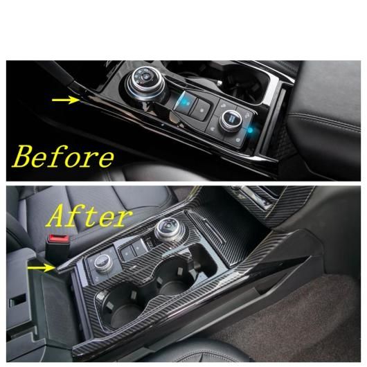マット/カーボンファイバー ギア シフト ボックス パネル カバー トリム 適用: フォード/FORD エクスプローラー 2020-2022 カーボン調 AL-OO-8961 AL_2