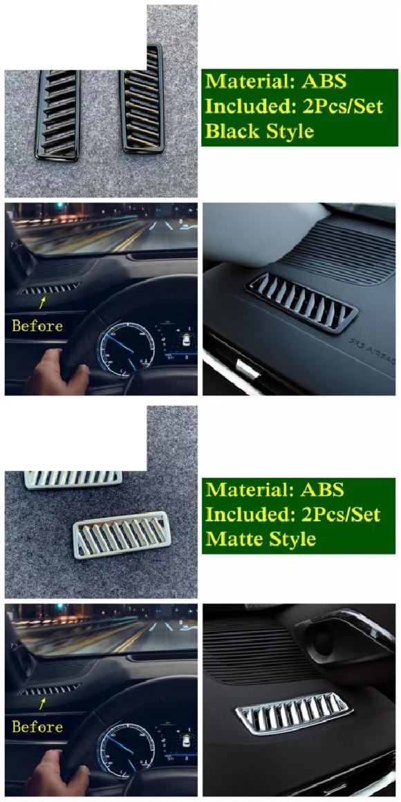 リード ライト ギア パネル ミドル エア AC 吹き出し口 ダッシュボード カバー トリム 適用: トヨタ ヴェンザ/ハリアー 2021 タイプE・タイプF AL-OO-8981 AL