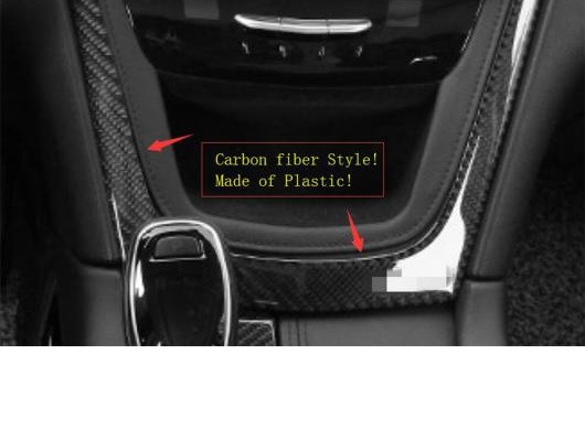 セントラル コントロール インストルメント ストリップ カバー トリム/カーボン調 適用: キャデラック/CADILLAC XT5 2017-2021 プラスチック/ AL-OO-9031 AL