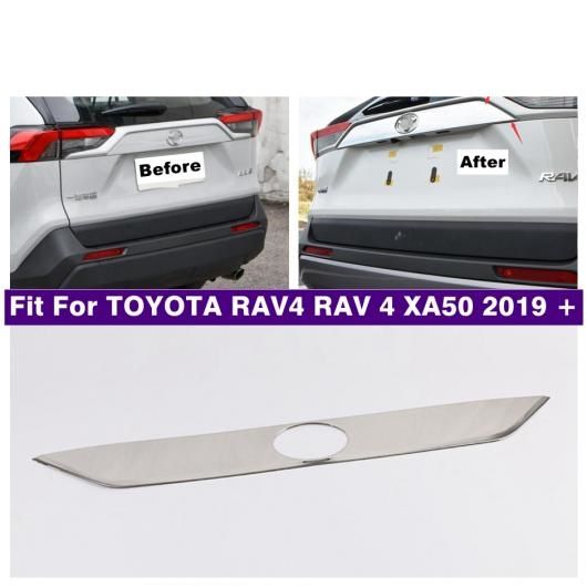 テールゲート ドア ストリップ アクセント ガーニッシュ スタイリング リア トランク テール ゲート カバー キット 適用: トヨタ RAV4 RAV 4 AL-OO-9035 AL