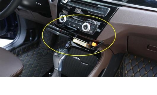 アクセサリー センター コントロール 多機能 コンテナ ストレージ ボックス 電話 ケース ホルダー キット 適用: BMW X1 F48 2016-2021 AL-OO-9087 AL