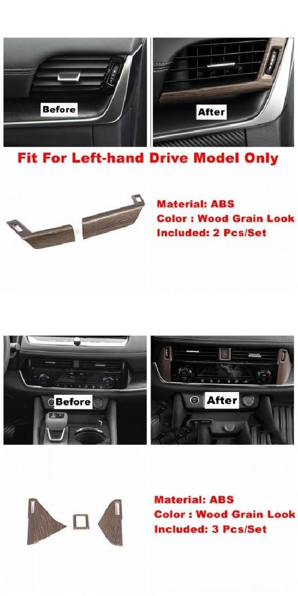 アクセサリー 木目調 リフト ボタン/ギア ボックス/エア AC カバー トリム 適用: 日産 X-トレイル X トレイル/ローグ T33 2021 タイプG・タイプL AL-OO-9105 ALの通販は