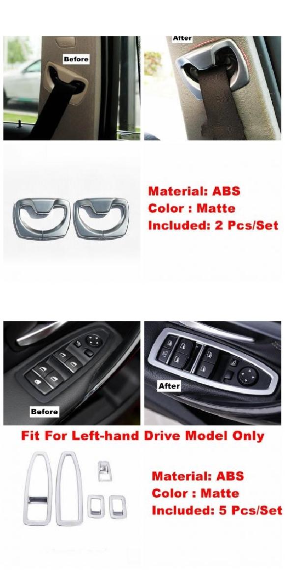 セーフティー ベルト/エア AC/ギア パネル/リード ランプ カバー トリム 適用: BMW 3 4シリーズ F30 F32 320i 2013-2018 タイプA・タイプB AL-OO-9114 AL