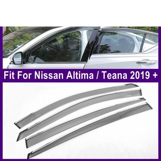 サイド ウインドウ 吹き出し口 バイザー サン レイン デフレクター ガード AWNING シェルター 適用: 日産 アルティマ ティアナ 2019-2022 AL-OO-9187 AL