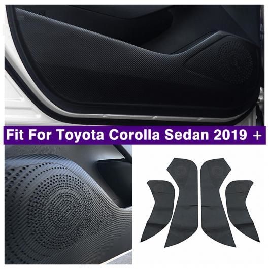インナー ドア キズ防止 キック パッド フィルム 保護 ステッカー 適用: トヨタ カローラ 2019-2022 アクセサリー インテリア キット AL-OO-9245 AL