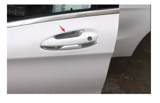 ドア プル ハンドル/ボウル インテリア カバー トリム 適用: メルセデス ベンツ GLA X156 200 220 2014-2019 ABS クローム エクステリア タイプB AL-OO-9275 AL_3