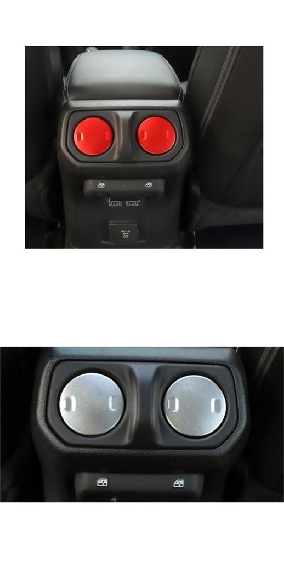 アームレスト ボックス リア エア コンディション AC 吹き出し口 カバー トリム 適用: ジープ/JEEP ラングラー JL 2018-2022 タイプA・タイプB AL-OO-9282 ALの通販は 6,525円